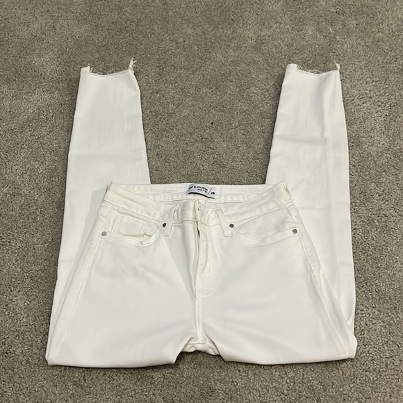 Women's White Jeans - Picture 2 of 3
